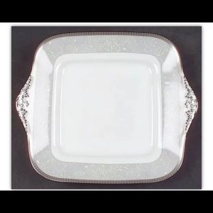 Wedgewood Celestial Platinum square plate